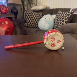 Traditional Chinese Rattle Drum (Bolang Gu) Toy/Instrument