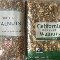 2 lbs California Shelled Walnuts – Premium Halves & Pieces – Pearl Crop & Grower Direct  🥜 Top-Quality Walnuts from California’s Best Growers!  Enjoy