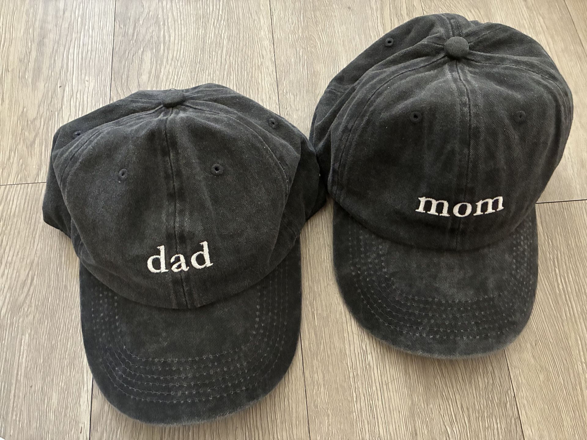 mom dad caps