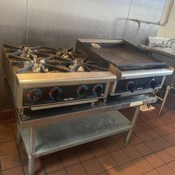 Comal Y Quemador Con Mesa 