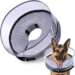 BARKLESS Dog Cone, Inflatable Dog Cone After Surgery for Extra Large Breeds - XL