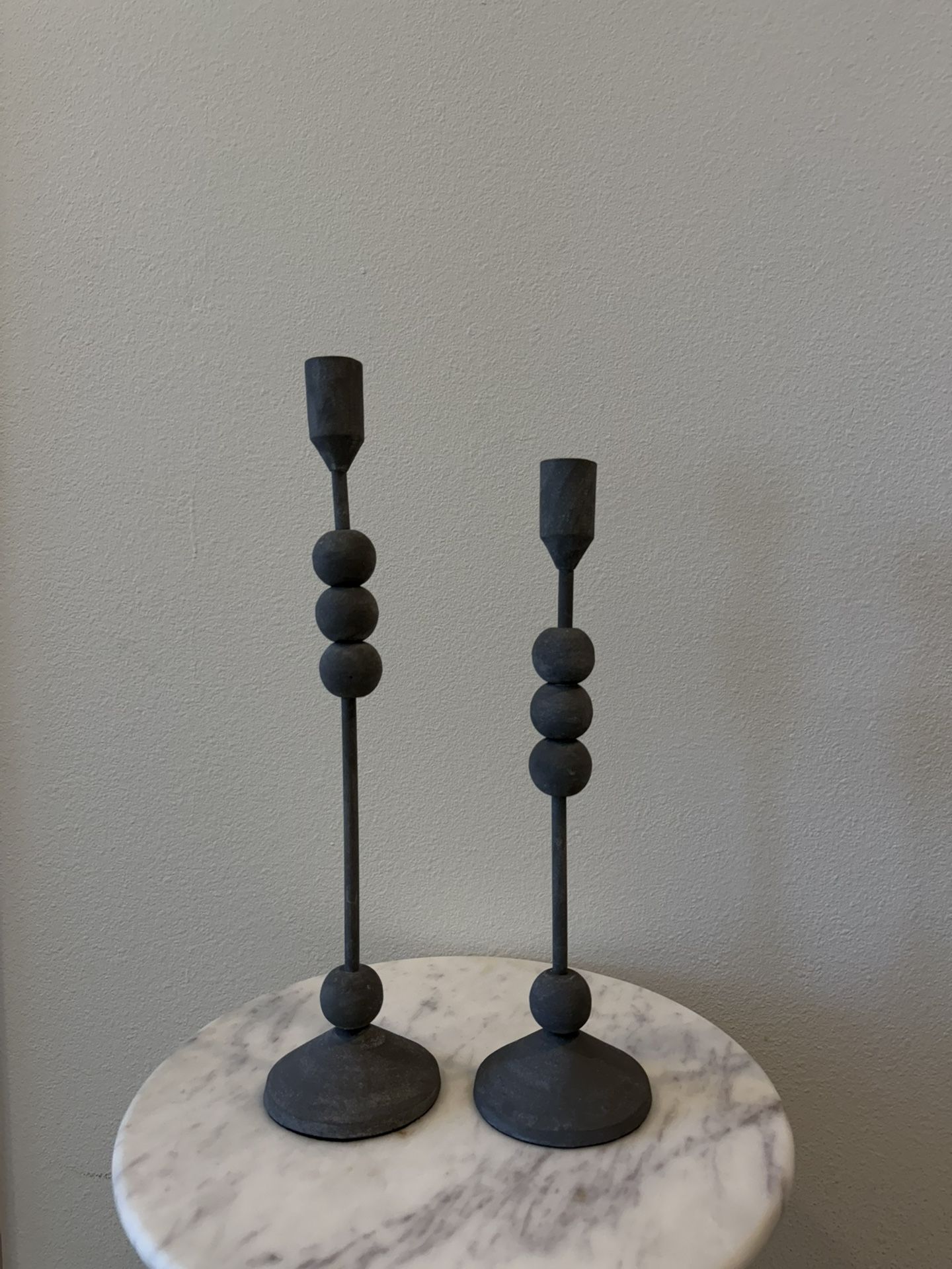 West Elm Pillar Candle Holders 