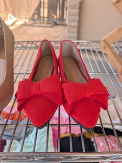 Red stunner slip on