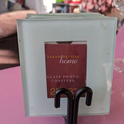 Glass Photo Coasters