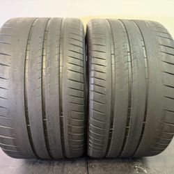 V758  315 30 21 105Y  Michelin  Pilot Sport Cup 2 - 2 Used Tires 60% -70% Life  