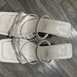 Zara Off White Women Shoes Size 39