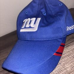 NY Giants Hat by Reebok - Adjustable Fit, Great Condition