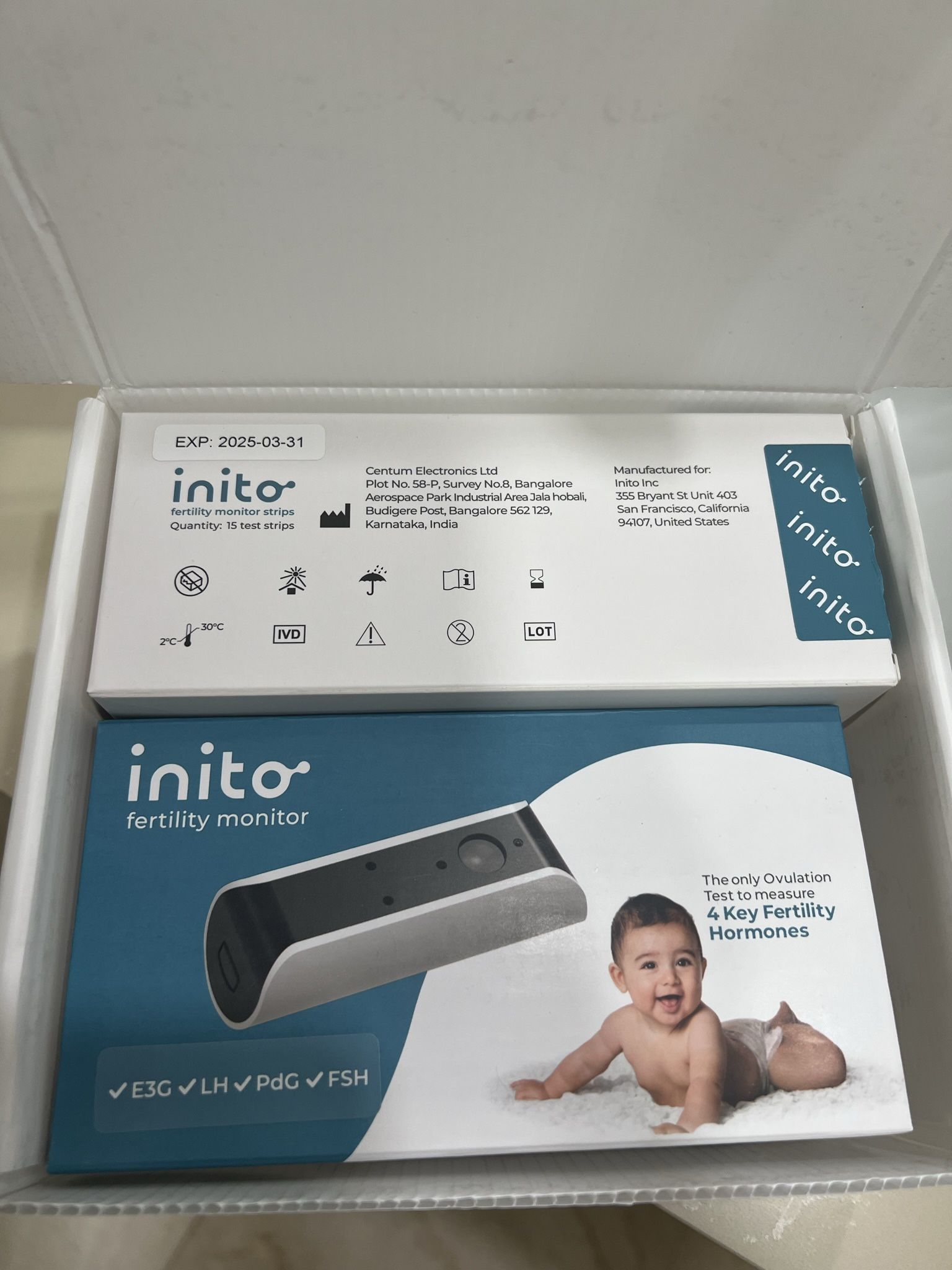 Inito Fertility Monitor With Strips. New Set, Never Used