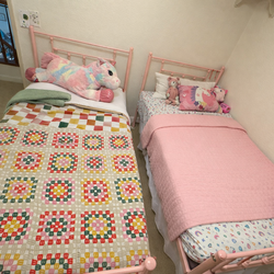 PINK BUNK BEDS