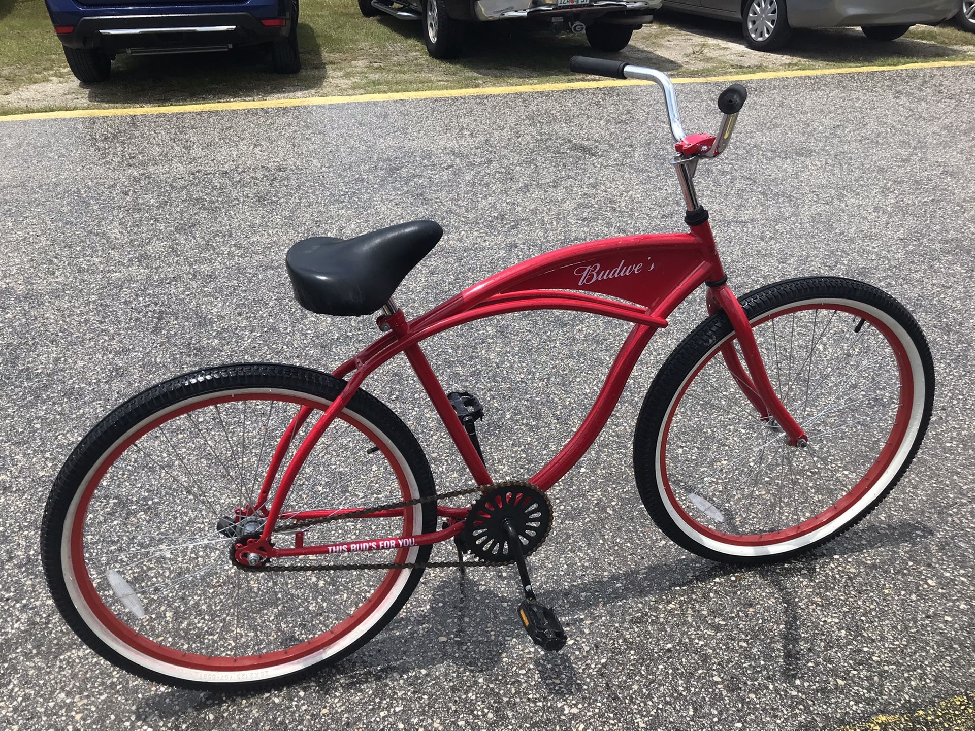 Budweiser 26 inch beach cruiser