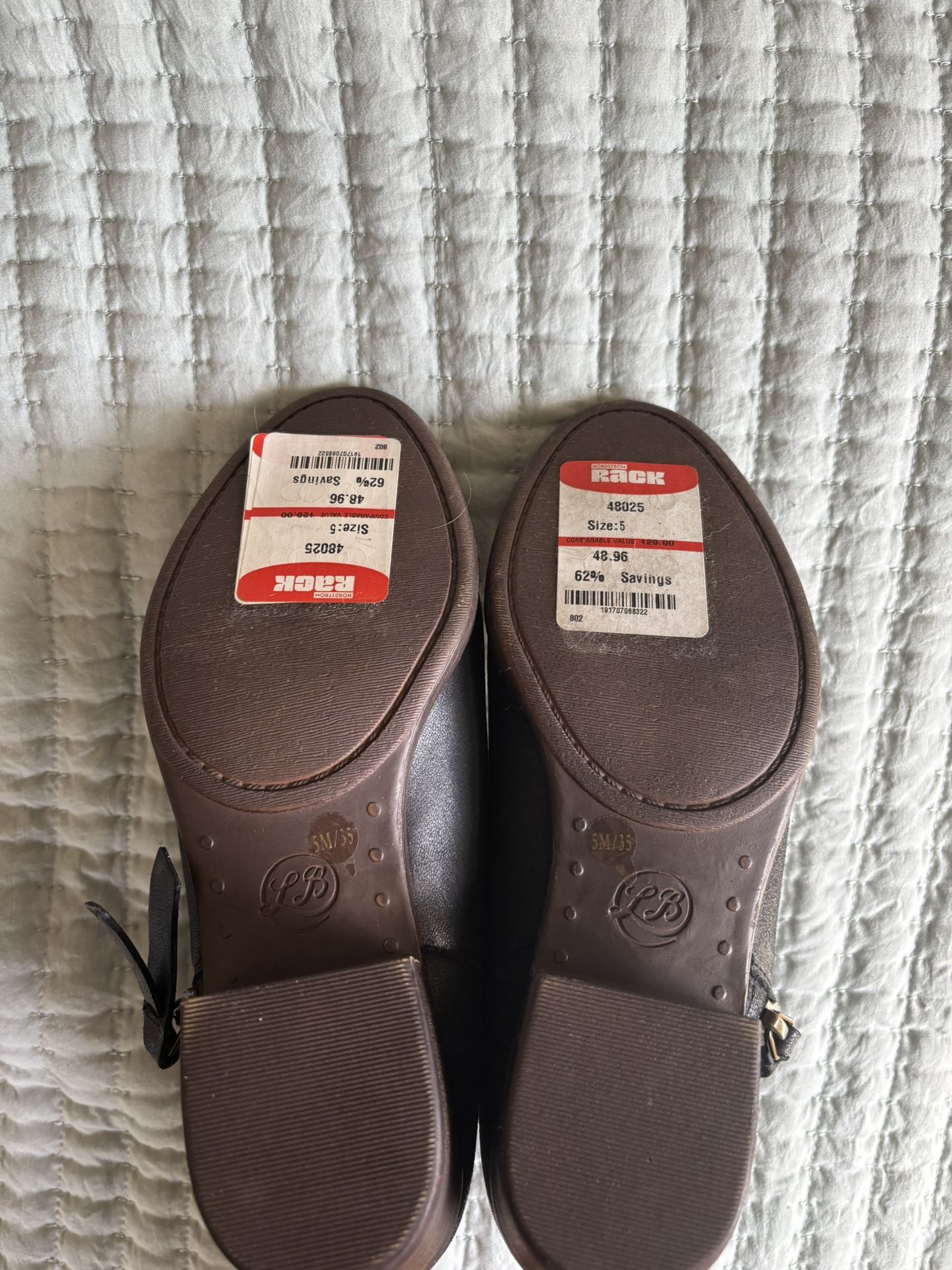 Lucky Black Booties Size 5 Women