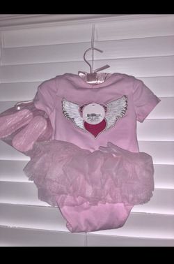 Tutu dress/ Onesie Set. NEW. Size 6-9 Months.