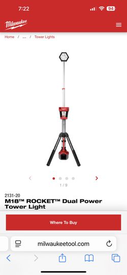 BRAND NEW Milwaukee Tower Light