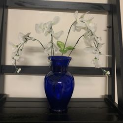 Blue Glass Vase