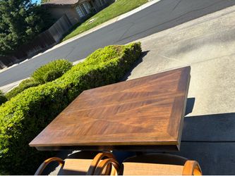 Wood dining table with bench3