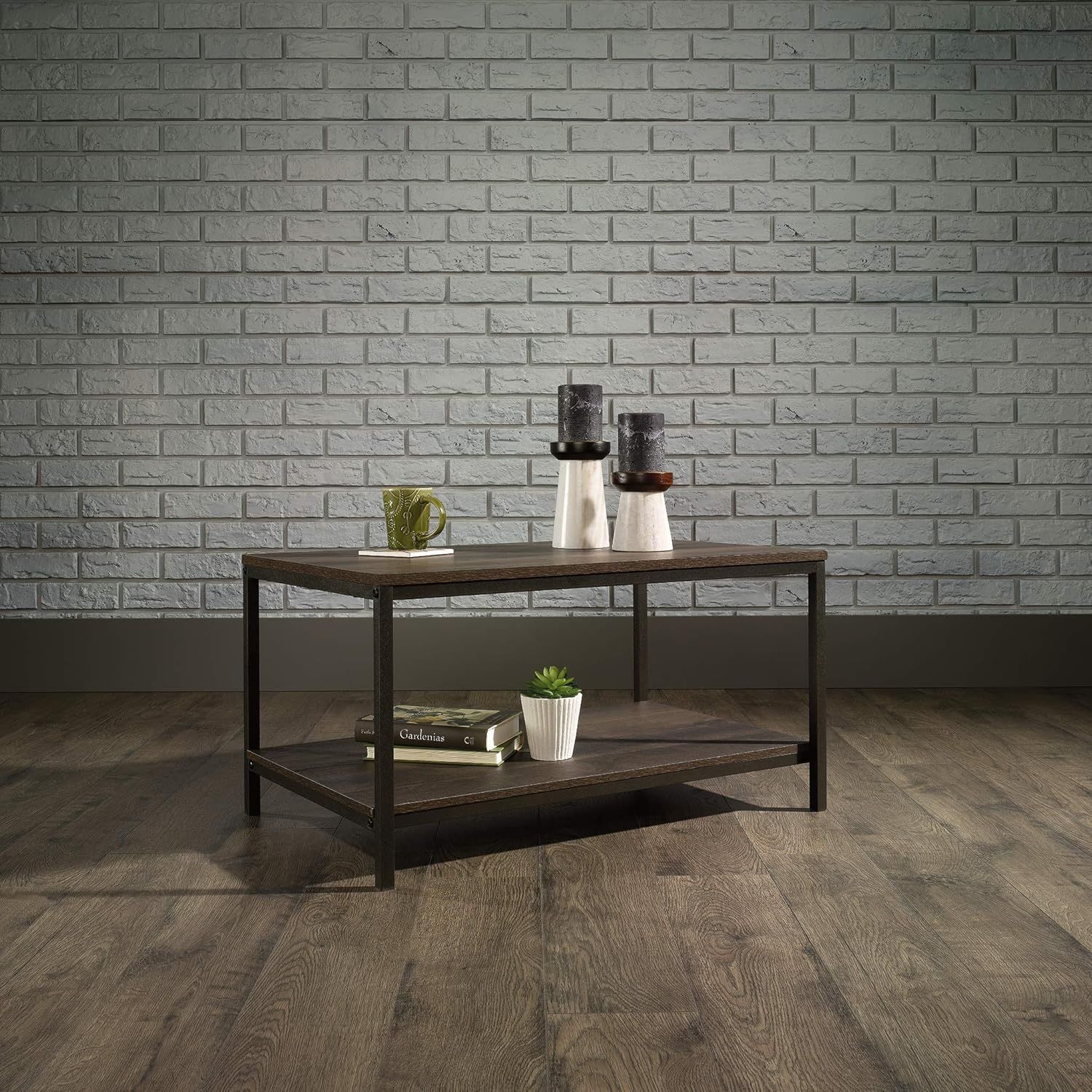 Sauder North Avenue Coffee Table, Smoked Oak finish