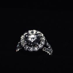 4 Carat Lab Diamond Engagement Ring