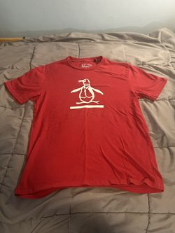 An Original Penguin by Munsingwear Men’s T-Shirt Tee Small Red Penguin Logo