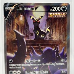 umbreon v pokemon card value Umbreon V (2021) Evolving Skies main image 1