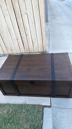 Decorative Wooden Storage Trunk Chest
