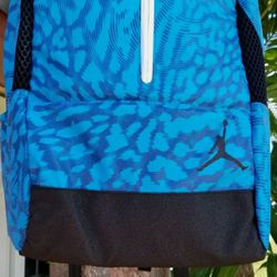 Nike Air Jordan Jumpman Backpack Blue Lagoon Laptop Sleeve Gym Bag 9A1776-B22