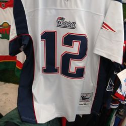 Patriots Brady Size Large New Mitchell And Ness 