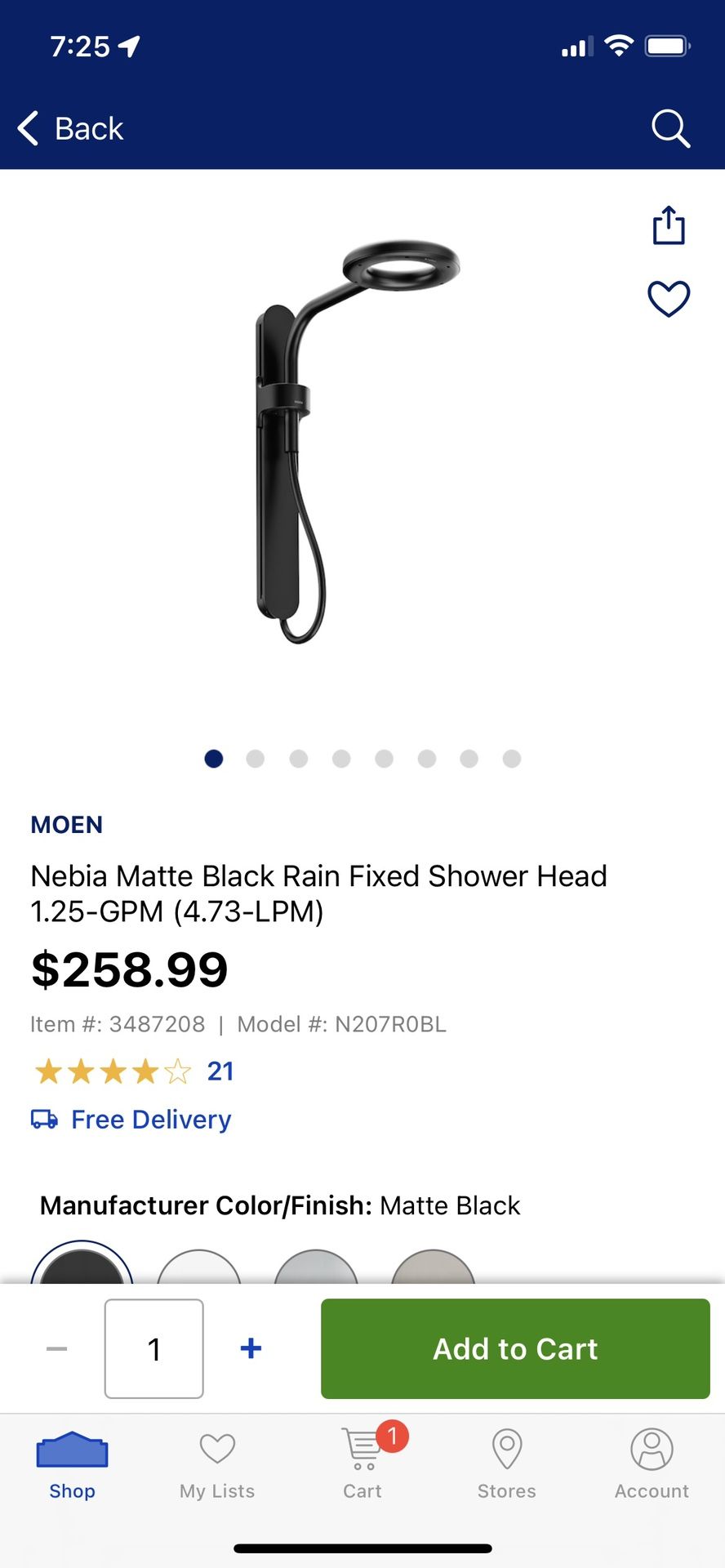 Moen Shower Head