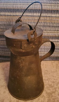 Primitive Tin Kettle