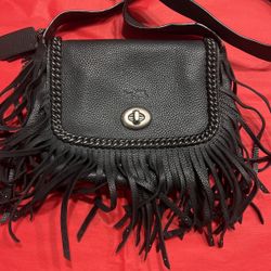 Coach Saddlebag - Dakota fringed