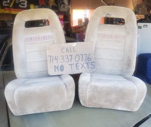 Ford F150 Bronco Bucket Seats No Tracks