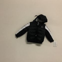 Toddlers Jump Man Winter Hoods Coat  
