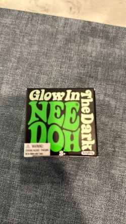 NEW Needoh Glow in the Dark Green, Green Needoh