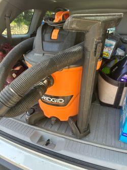 RIDGID wet dry vacuum cleaner like new