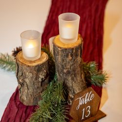 Elegant Winter Wedding Centerpieces