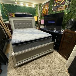 Queen Bed Frame And Mattress 