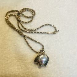 Silver Bear Necklace