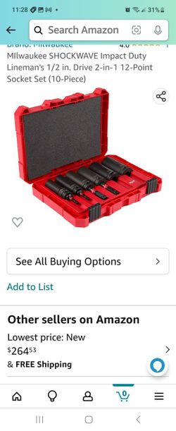 Milwaukee Shockwave Impact Duty Socket Set