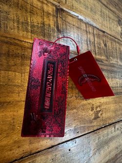 Sprayground Red Glitter Limited Edition Tags