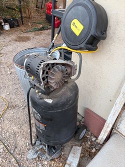Vertical Tank Air Compressor on Wheels
