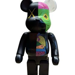 Bearbrick 400 dissected kaws black