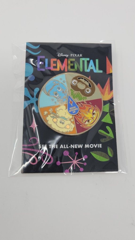Disney Pixar Elemental Movie Insiders Exclusive Pin