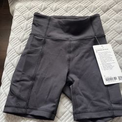 Brand New Lululemon 6in Biker Shorts
