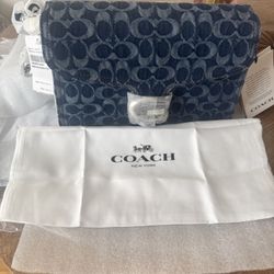 Denim Coach Purse (authentic)