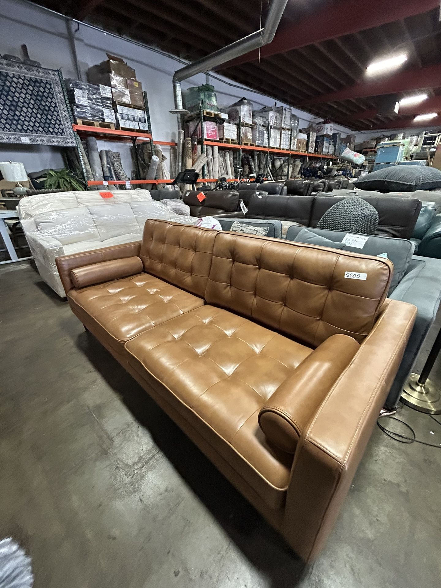 Leather Couch 
