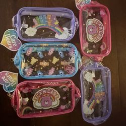 Care Bear Clear Pouches