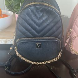 Victoria Secret Mini Back Packs/ Hand Bags  35$ Each Or 50$ For Both