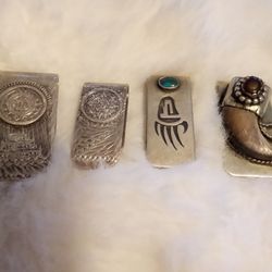 Sterling Silver Money Clip S....Make Offer All Sold Separately 