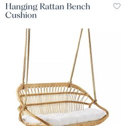 Serena & Lily Rattan Hanging Chair