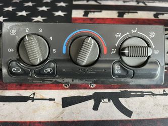 Gm AC/heater Control Panel
