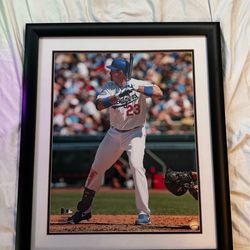 Ready To Hang Framed Los Angeles Dodgers Adrian Gonzalez Media Photo Glass ~25” X 22.5”